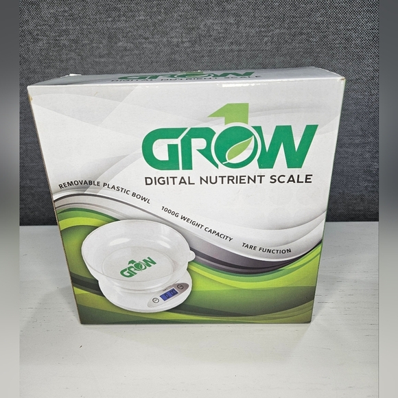 Grow1 Digital Food Herb Nutrient Scale. Weight Grams Ounces Kitchen Tool. - Picture 1 of 9